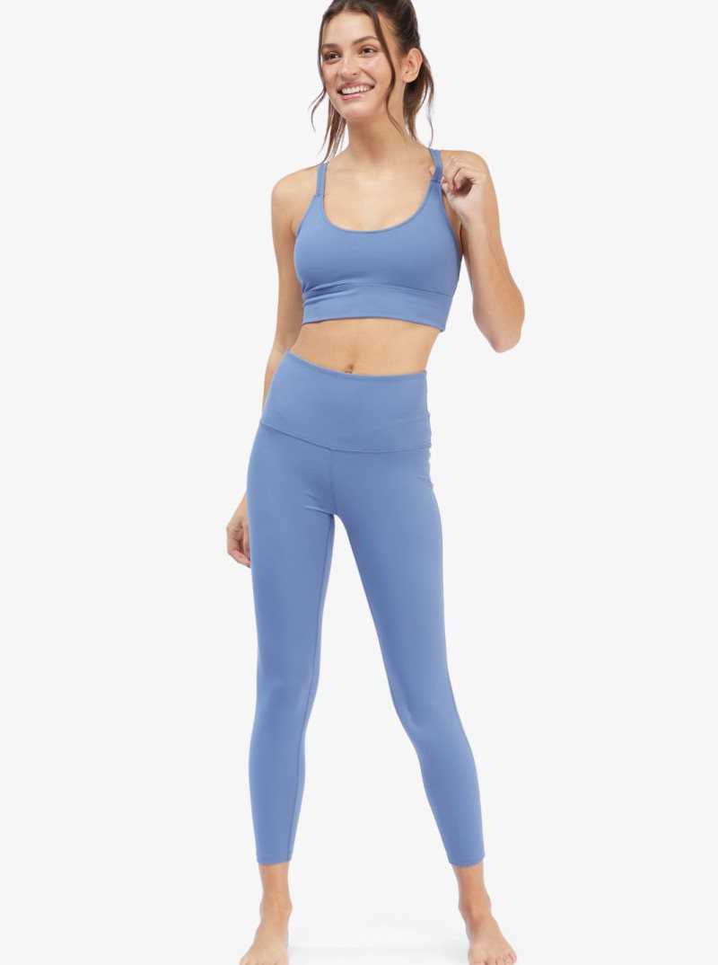 Soutien Gorge Sport Roxy Kaileo Elongated Femme Bleu | 284091WQT