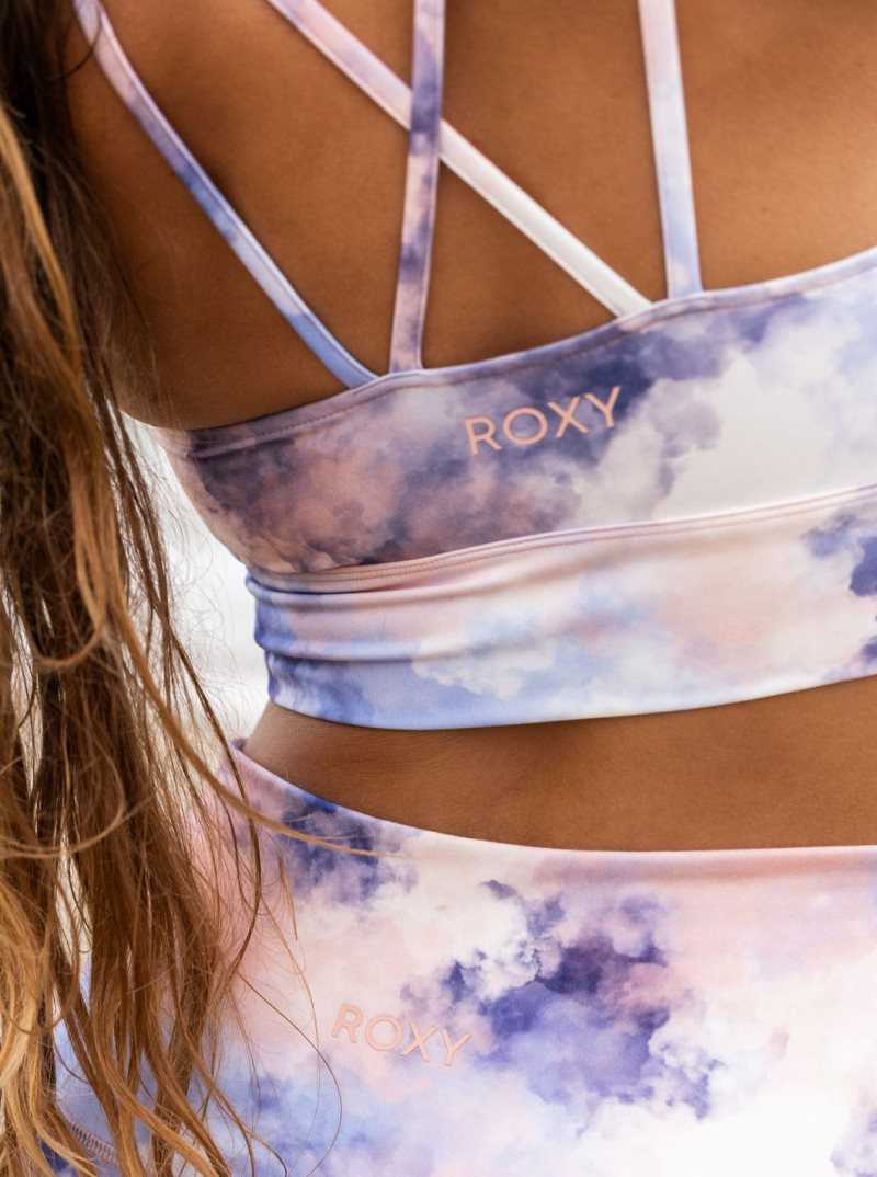 Soutien Gorge Sport Roxy Kaileo Elongated Femme Rose | 708529GWV