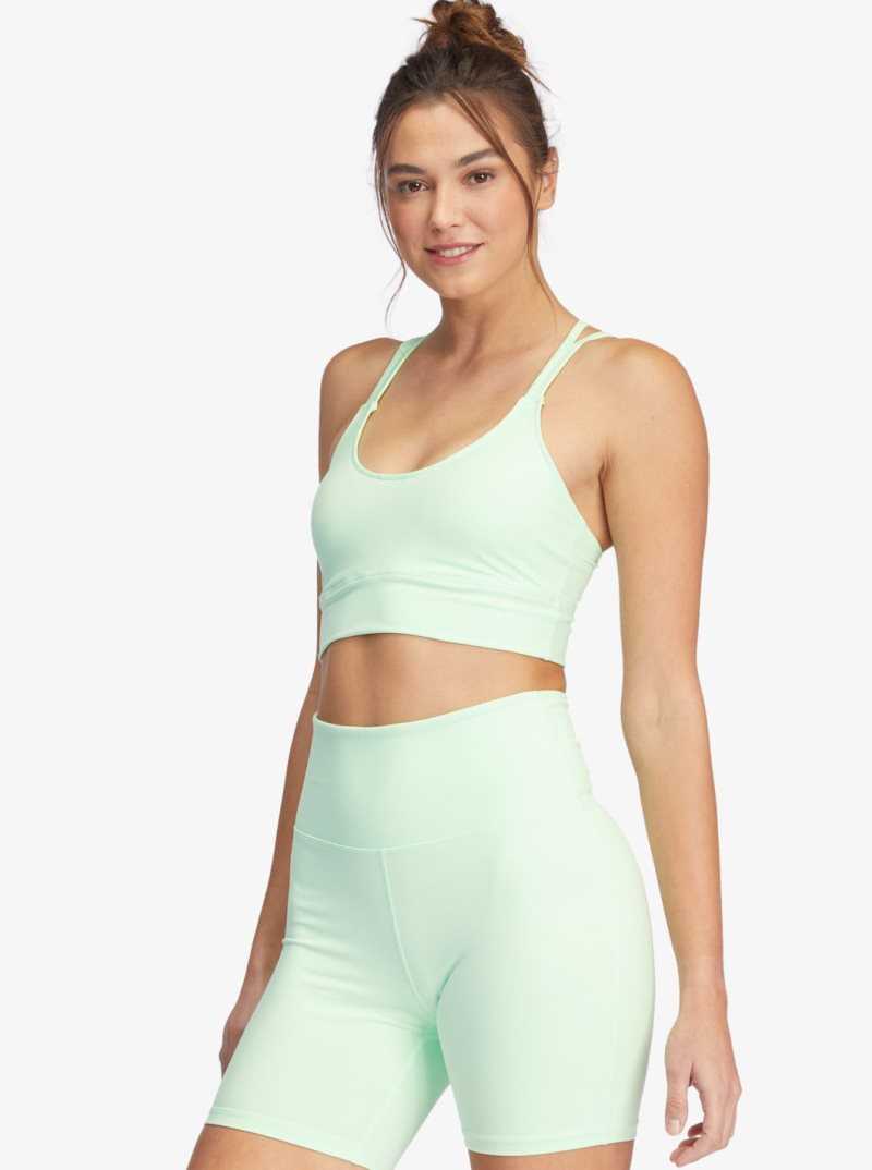 Soutien Gorge Sport Roxy Kaileo Elongated Femme Vert | 864931WRU