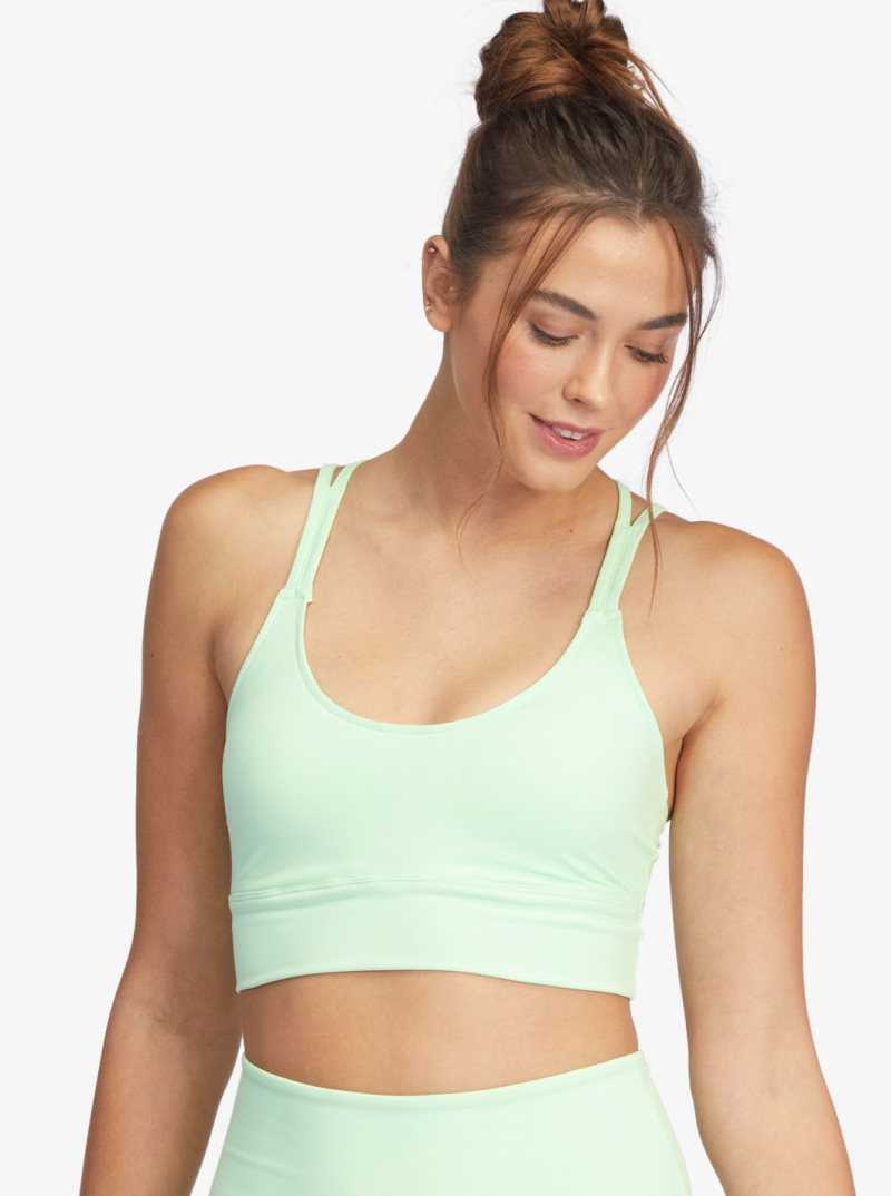 Soutien Gorge Sport Roxy Kaileo Elongated Femme Vert | 864931WRU