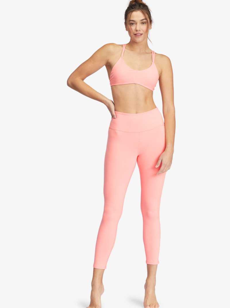 Soutien Gorge Sport Roxy Kaileo Femme Rose | 824605CNS