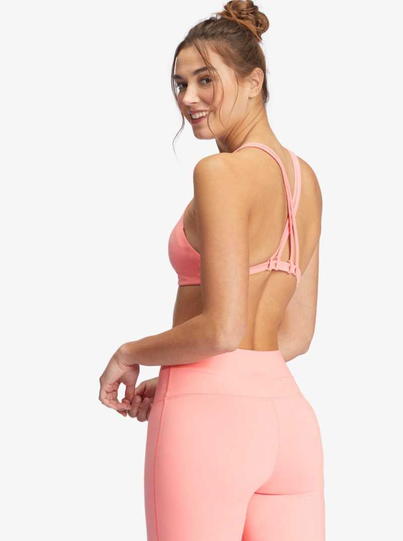 Soutien Gorge Sport Roxy Kaileo Femme Rose | 824605CNS