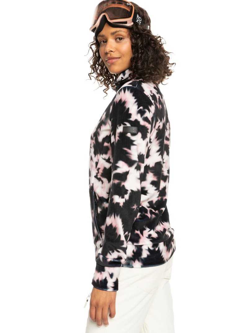 Toison Roxy Deltine Pullover Femme Noir | 064927BKT