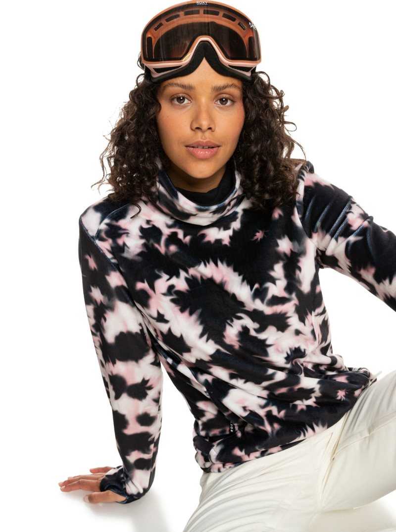 Toison Roxy Deltine Pullover Femme Noir | 064927BKT