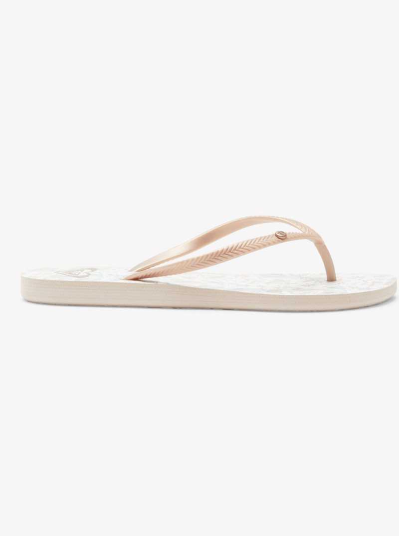 Tong Roxy Bermuda Sandals Femme Beige | 547189QEH