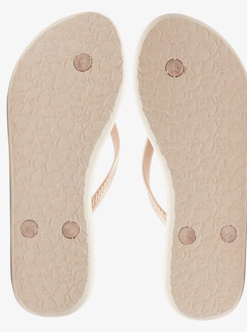 Tong Roxy Bermuda Sandals Femme Beige | 547189QEH