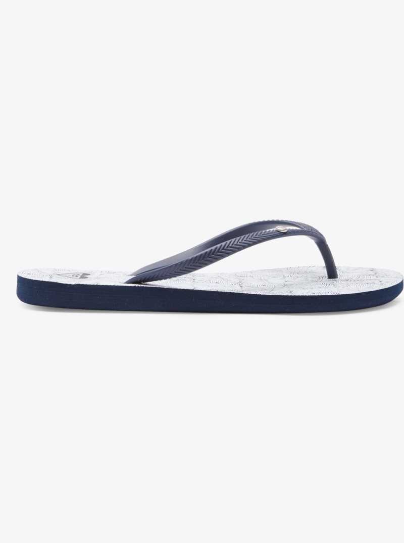 Tong Roxy Bermuda Sandals Femme Bleu Marine Blanche | 576418SEG