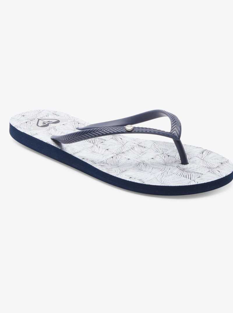 Tong Roxy Bermuda Sandals Femme Bleu Marine Blanche | 576418SEG