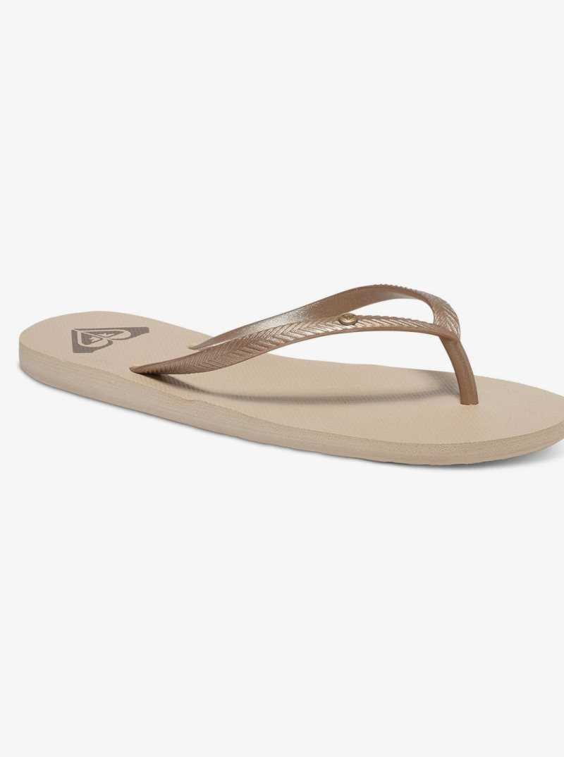Tong Roxy Bermuda Sandals Femme Doré | 756084BOZ