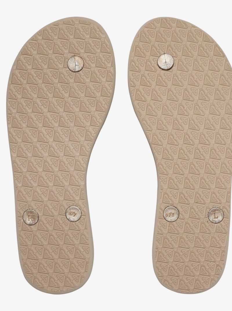 Tong Roxy Bermuda Sandals Femme Doré | 756084BOZ