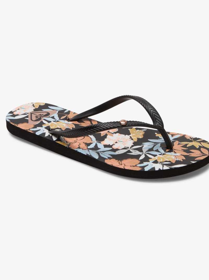 Tong Roxy Bermuda Sandals Femme Grise Foncé Noir | 465827AQT