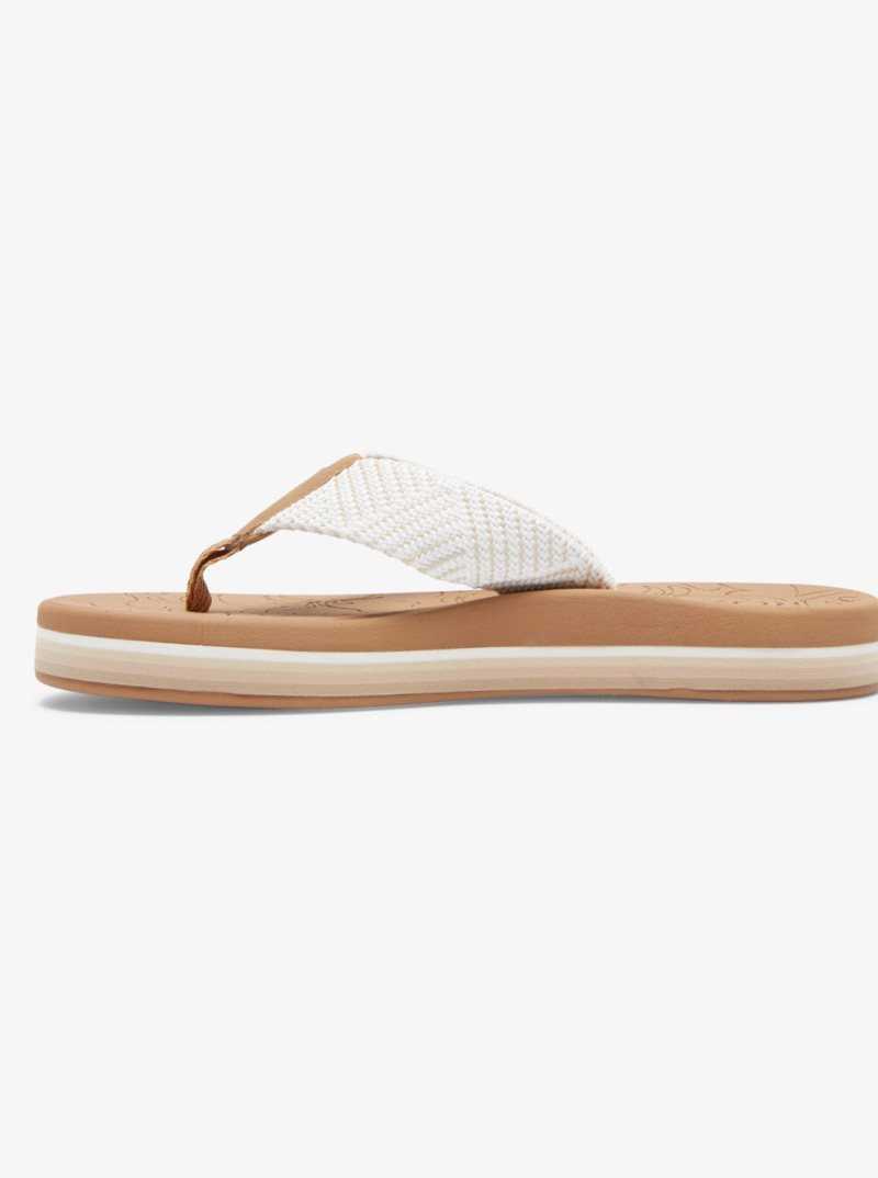 Tong Roxy Colbee Hi Sandals Femme Beige | 914238DMG