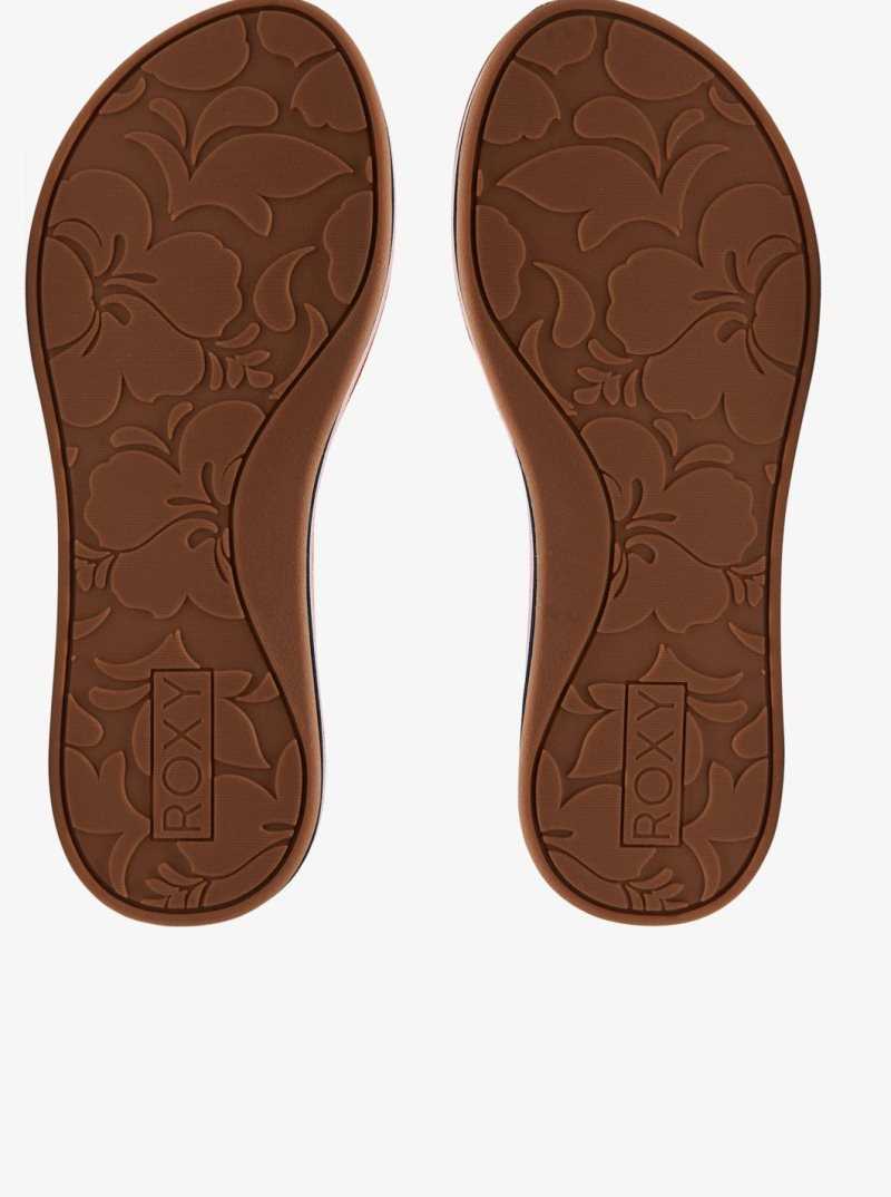 Tong Roxy Colbee Hi Sandals Femme Bleu Rose | 314857AZX