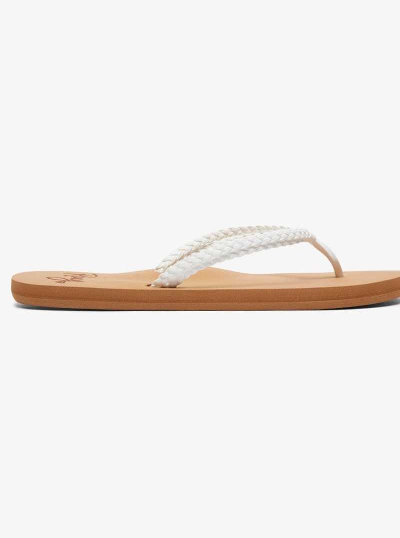 Tong Roxy Costas Femme Blanche | 709863XUN
