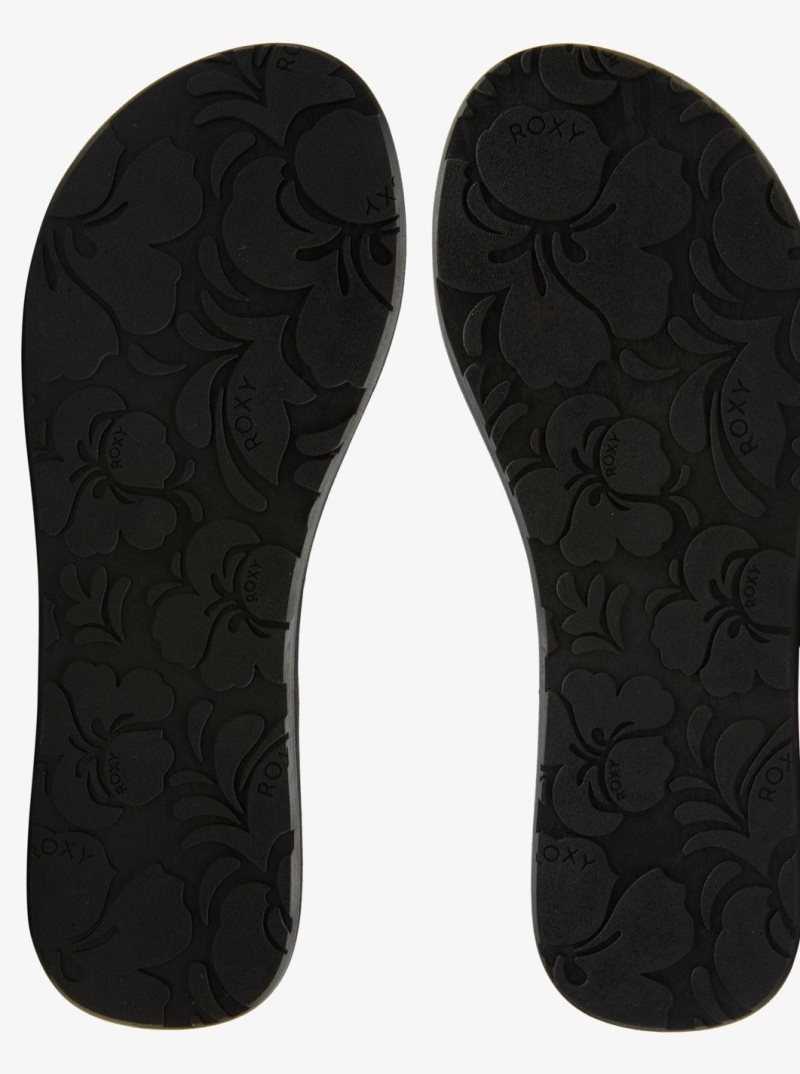 Tong Roxy Costas Femme Noir | 184352YTN