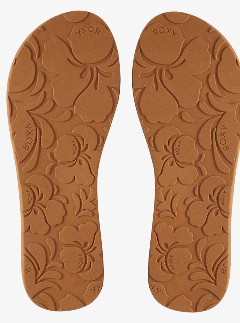 Tong Roxy Costas Femme Rose Doré | 681327MLR