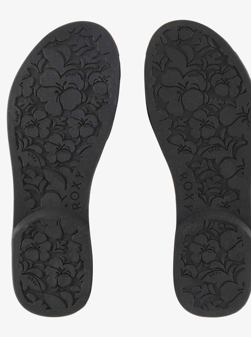 Tong Roxy Gabbie Femme Noir | 620754DEF
