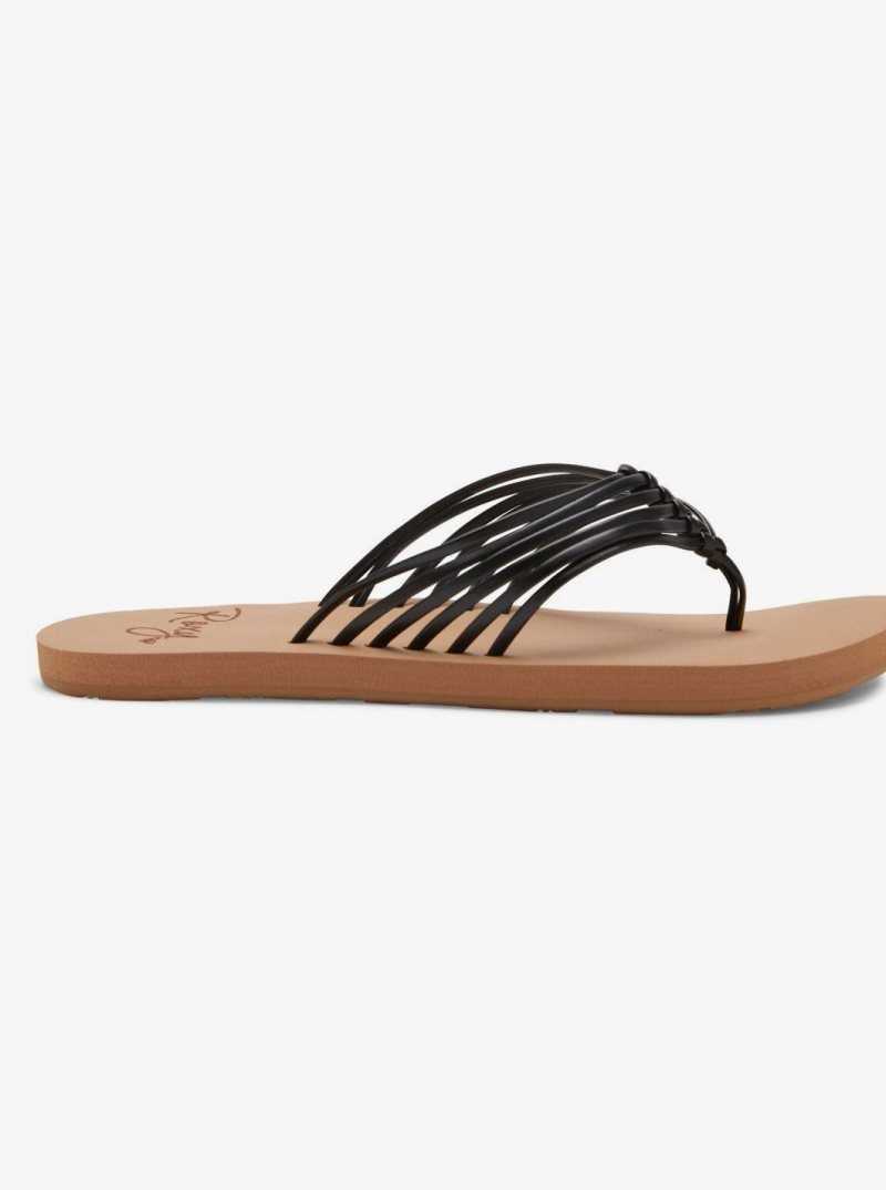 Tong Roxy Jasmine Femme Noir | 940657MXY