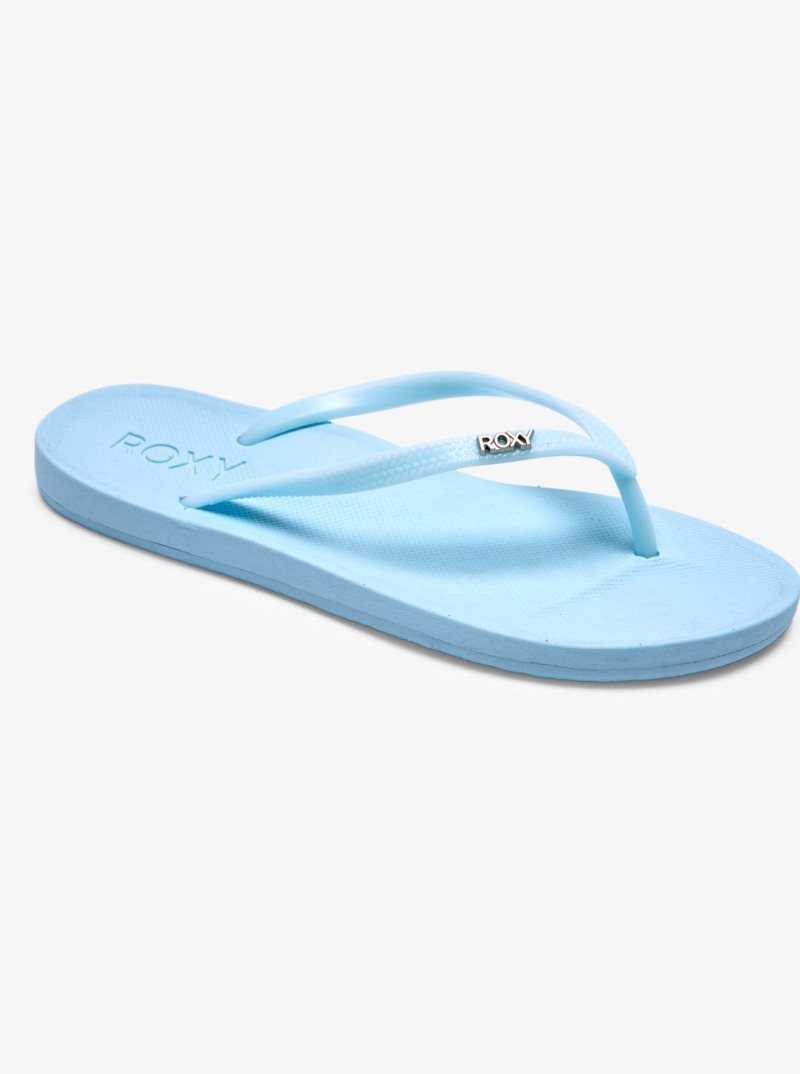 Tong Roxy Jettie Sandals Femme Turquoise Clair | 937860HBK