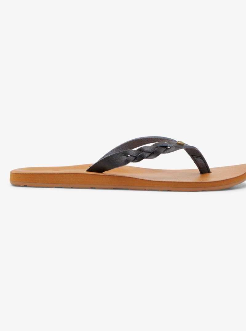 Tong Roxy Liza Femme Noir | 682735ANK