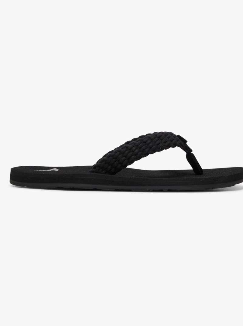 Tong Roxy Porto Femme Noir | 851904NHC