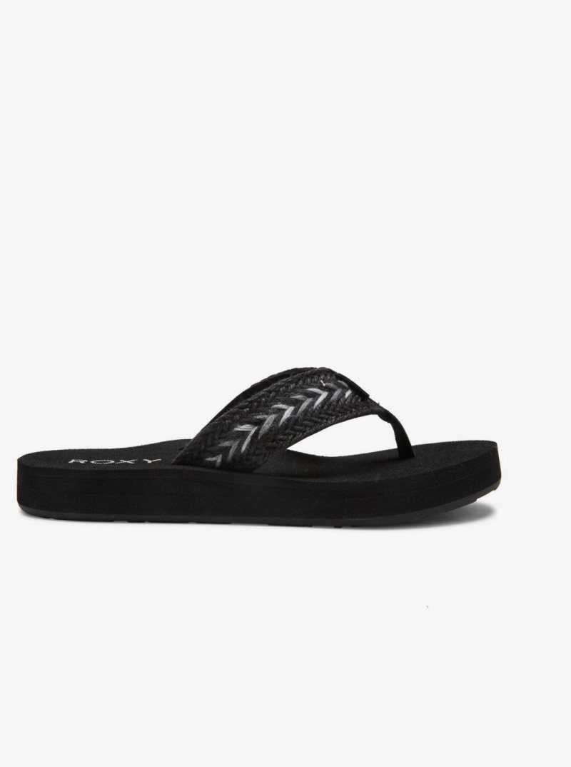 Tong Roxy Rosarito Femme Noir | 091672OLY