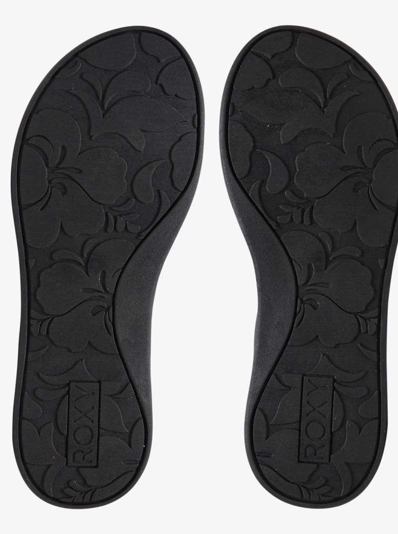 Tong Roxy Vickie Femme Noir | 715386KXH