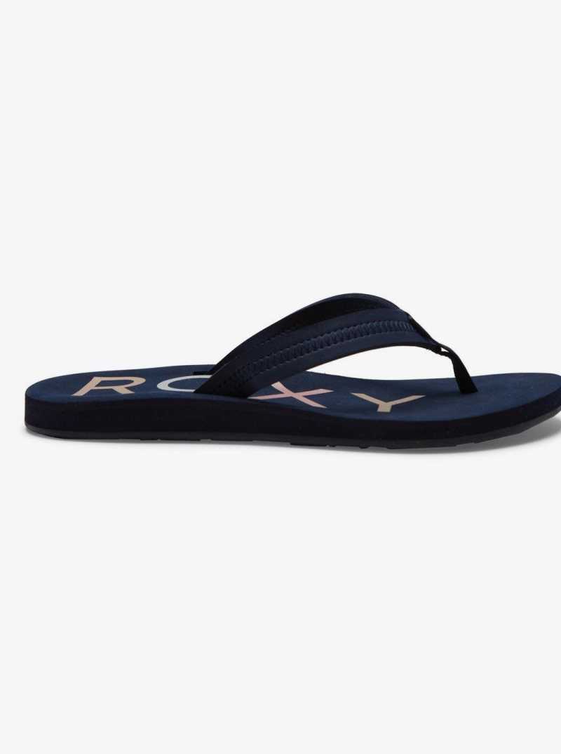 Tong Roxy Vista Femme Bleu Marine | 804931HJO