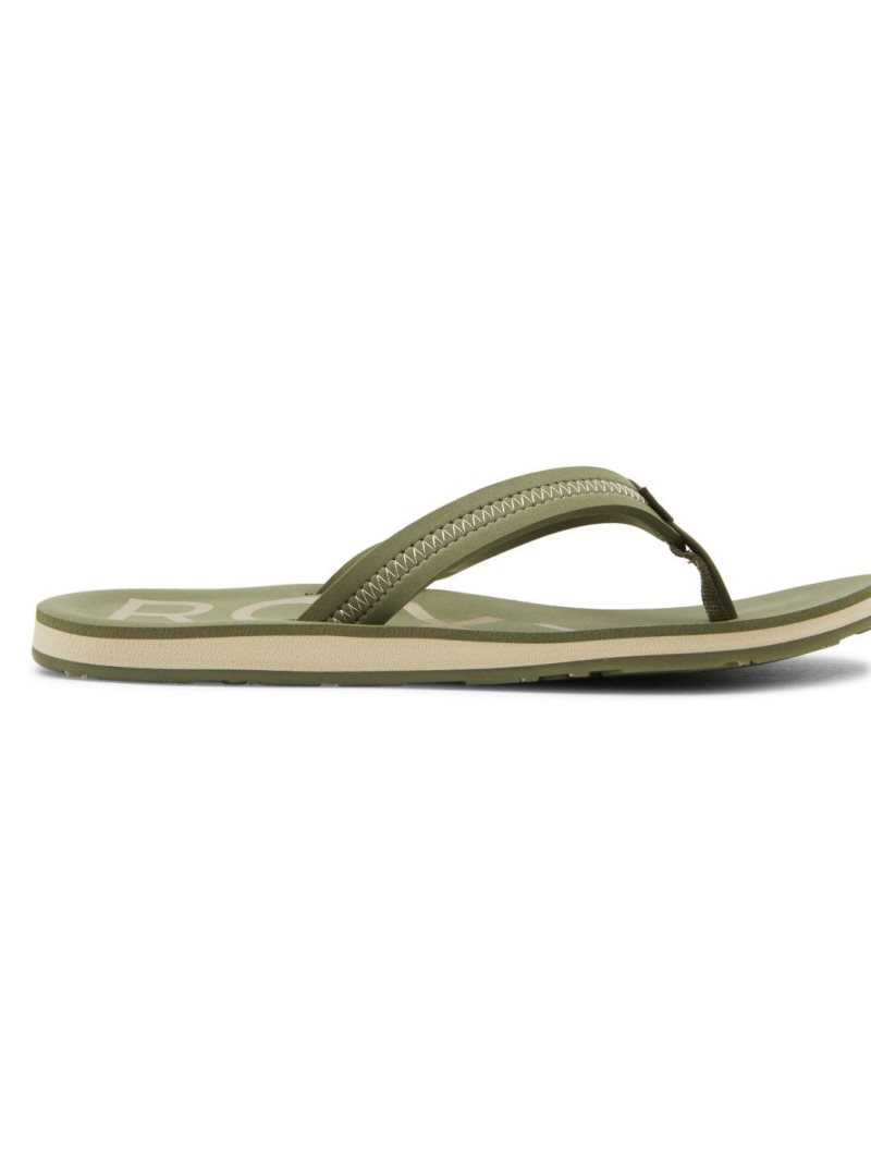 Tong Roxy Vista Femme Vert | 105872QUP