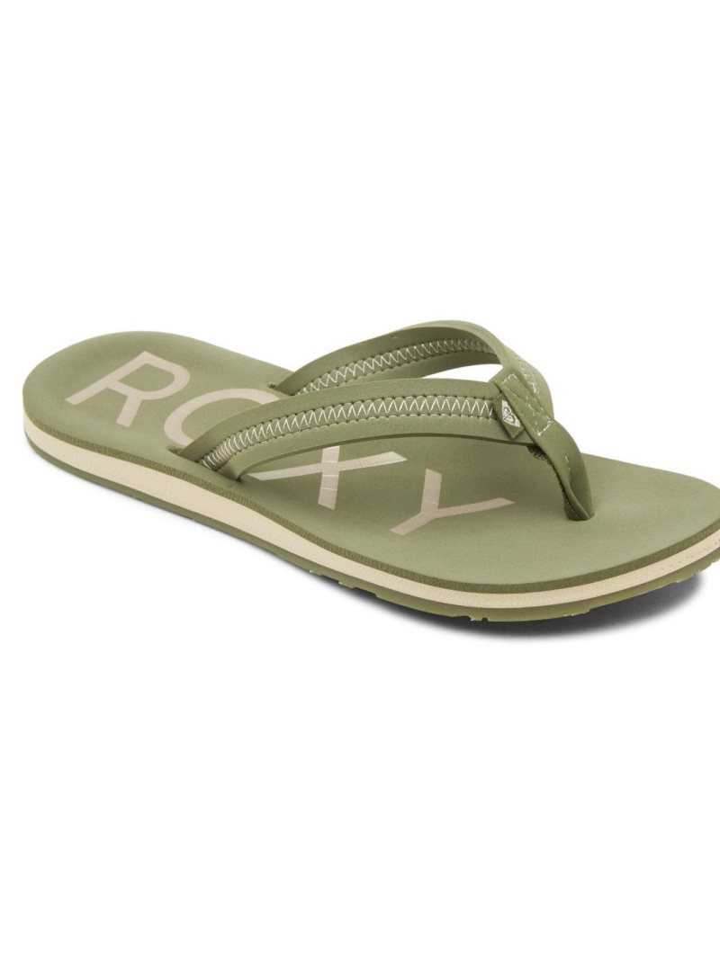 Tong Roxy Vista Femme Vert | 105872QUP