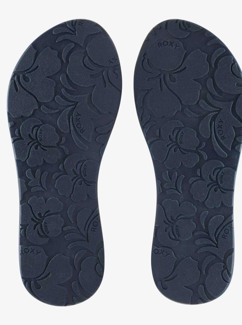Tong Roxy Vista Loreto Femme Bleu Blanche | 754908RVQ