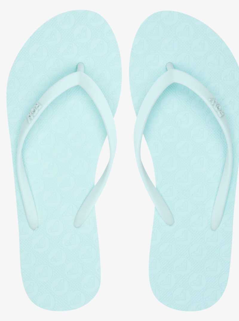 Tong Roxy Viva Hi Sandals Femme Bleu Clair | 485369USF