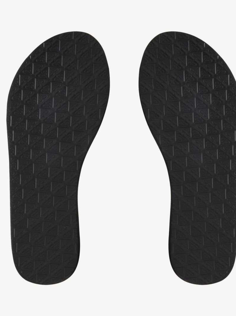 Tong Roxy Viva Hi Sandals Femme Noir | 814907BRG
