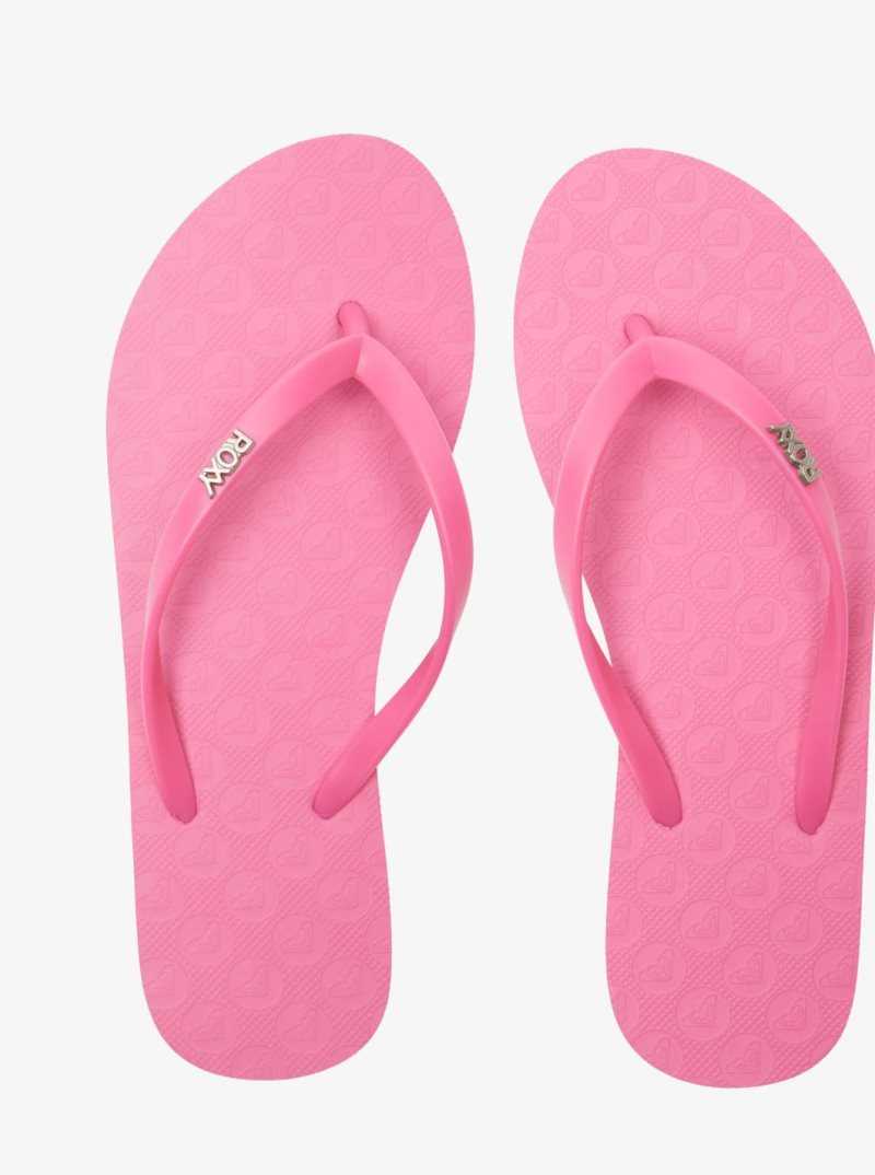 Tong Roxy Viva Hi Sandals Femme Rose | 138549KJB