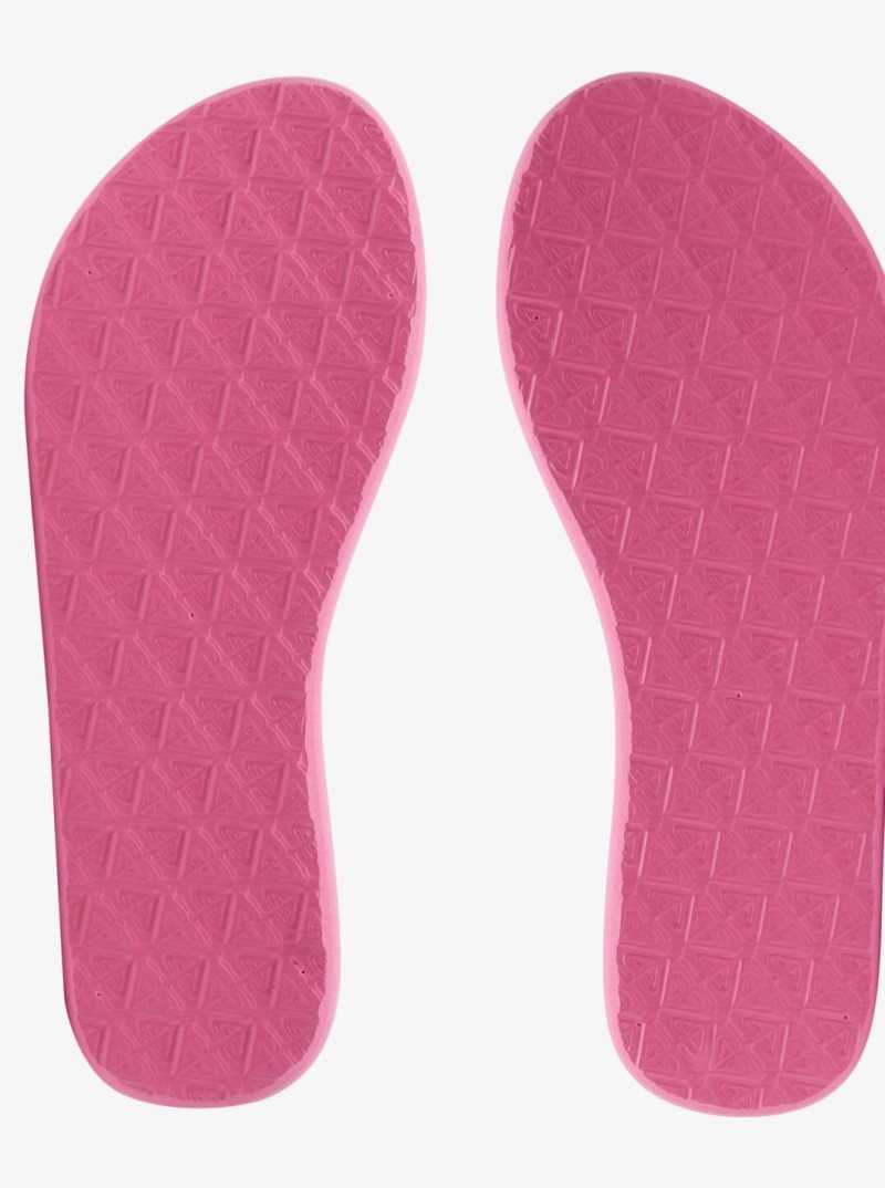 Tong Roxy Viva Hi Sandals Femme Rose | 138549KJB
