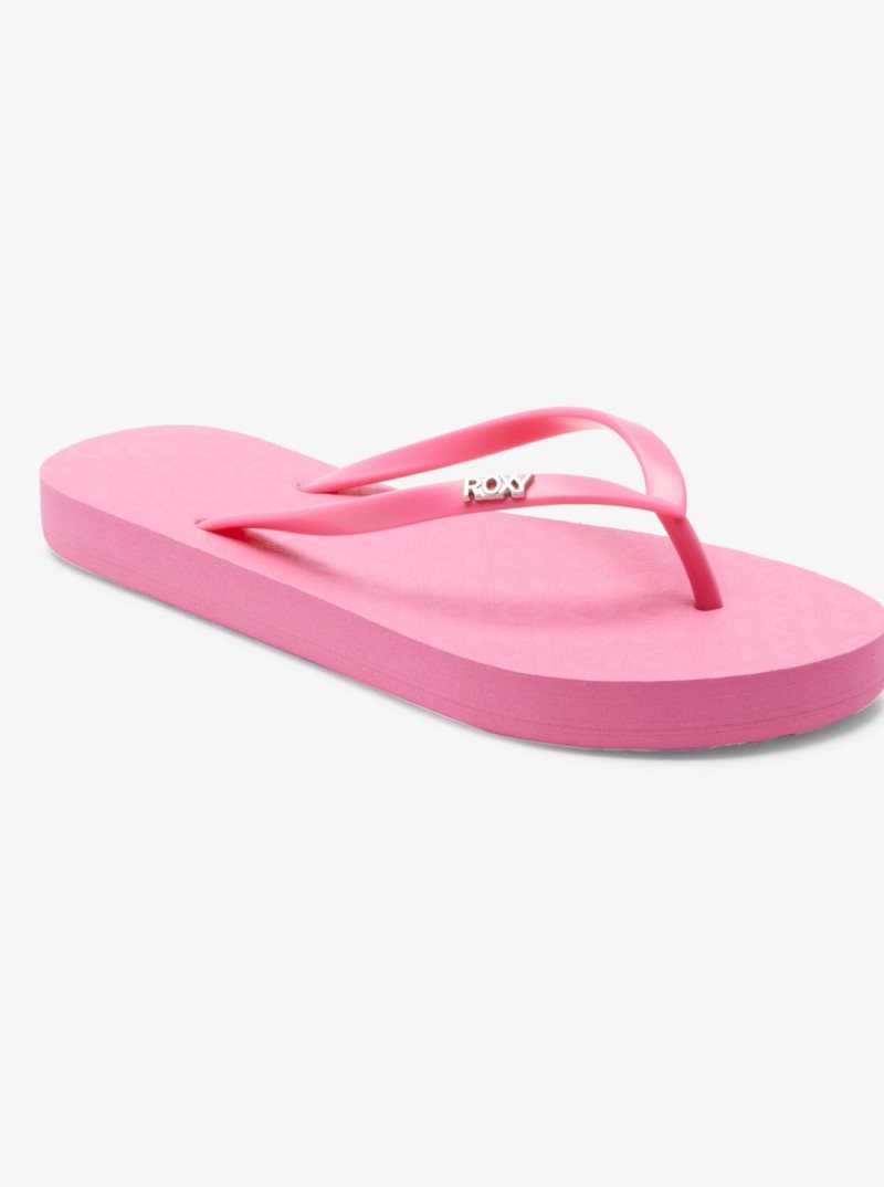 Tong Roxy Viva Hi Sandals Femme Rose | 138549KJB