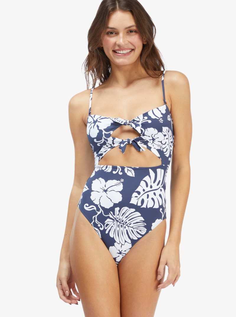 Une pièce Roxy Just Shine Mode Swimsuit Femme Indigo | 561807SUV