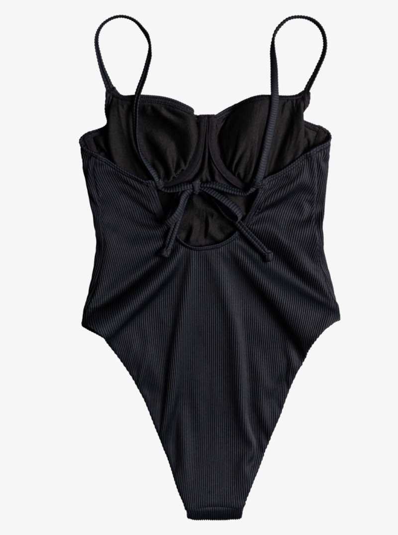 Une pièce Roxy Love The Muse Swimsuit Femme Grise Foncé | 183057ACR