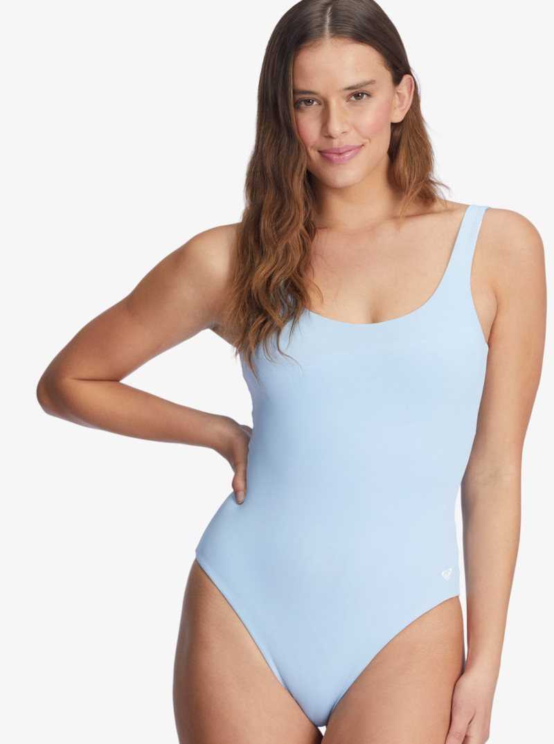 Une pièce Roxy Wildflowers Reversible Swimsuit Femme Blanche | 132597OXP