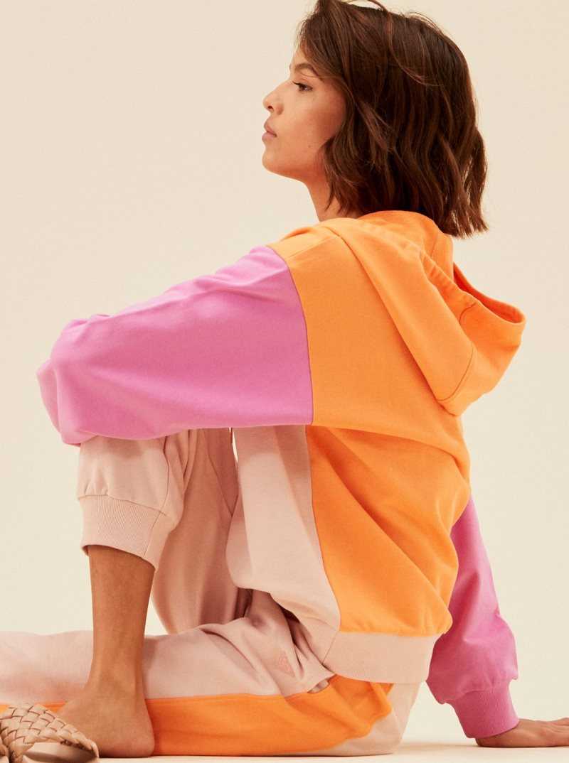 Vestes Roxy Essential Energy Hoodie Femme Orange | 917586NUG