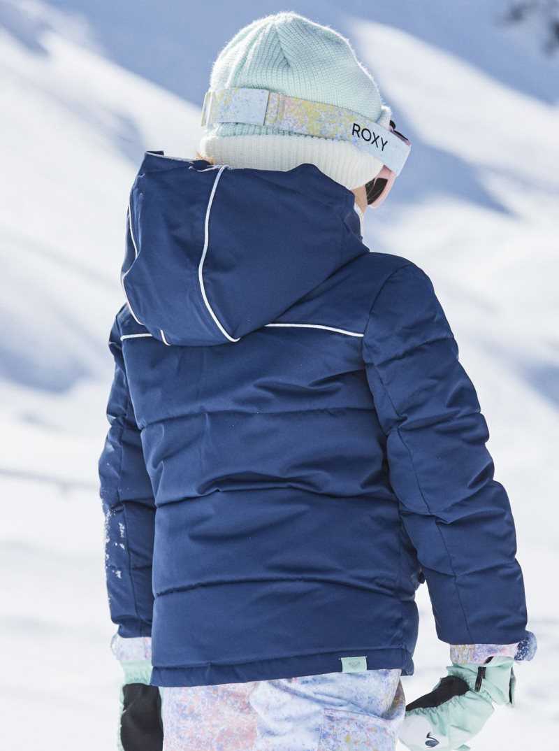 Vestes Snowboard Roxy 2-7 Heidi Insulated Femme Bleu | 946573RKB