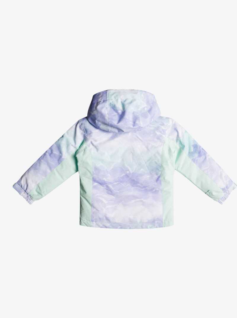 Vestes Snowboard Roxy 2-7 Snowy Tale Insulated Femme Turquoise Clair | 038764UQX