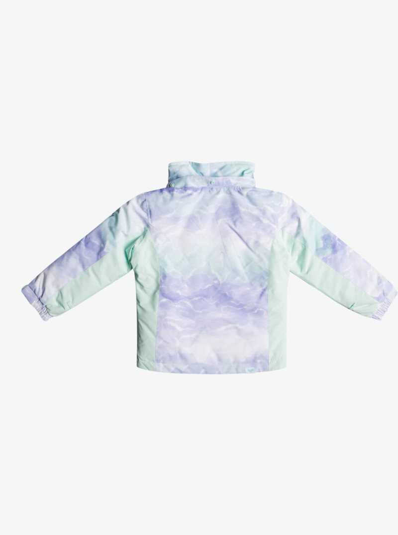 Vestes Snowboard Roxy 2-7 Snowy Tale Insulated Femme Turquoise Clair | 038764UQX