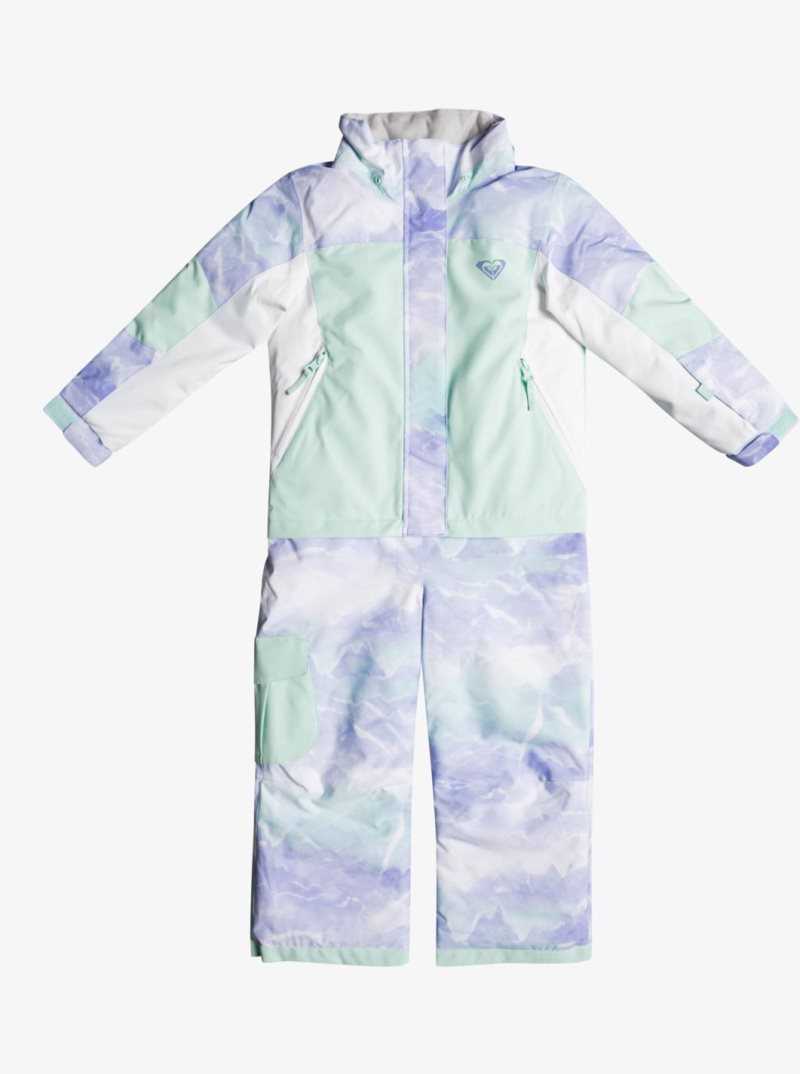 Vestes Snowboard Roxy 2-7 Sparrow Jumpsuit Snow Suit Femme Turquoise Clair | 415892ALF
