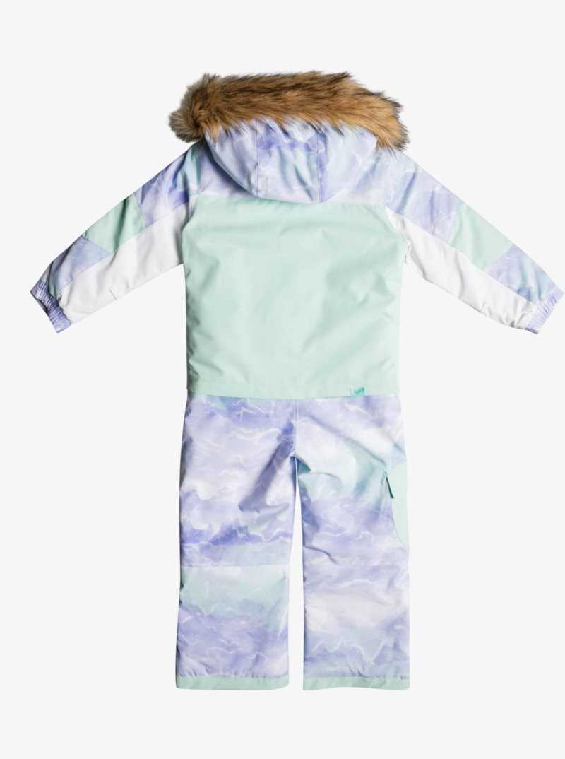 Vestes Snowboard Roxy 2-7 Sparrow Jumpsuit Snow Suit Femme Turquoise Clair | 415892ALF