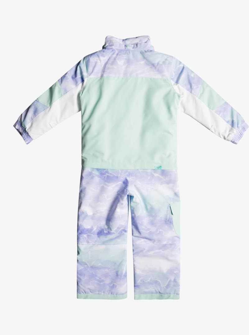 Vestes Snowboard Roxy 2-7 Sparrow Jumpsuit Snow Suit Femme Turquoise Clair | 415892ALF