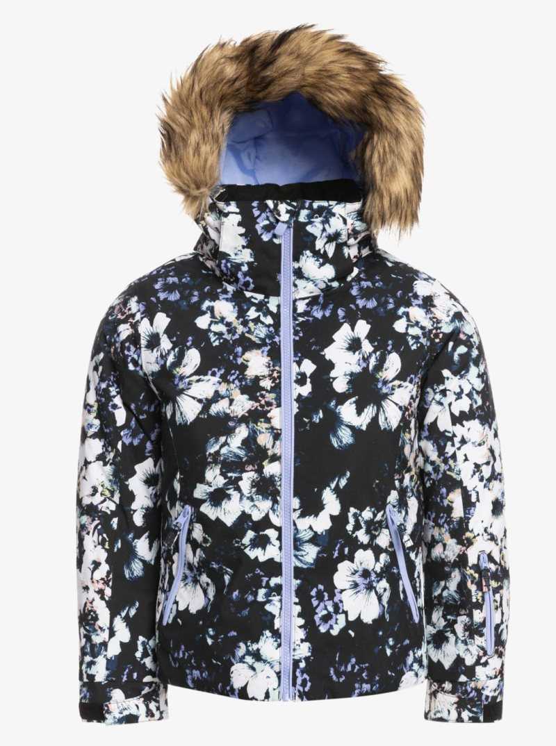 Vestes Snowboard Roxy 4-16 American Pie Insulated Femme Noir | 458763VLZ