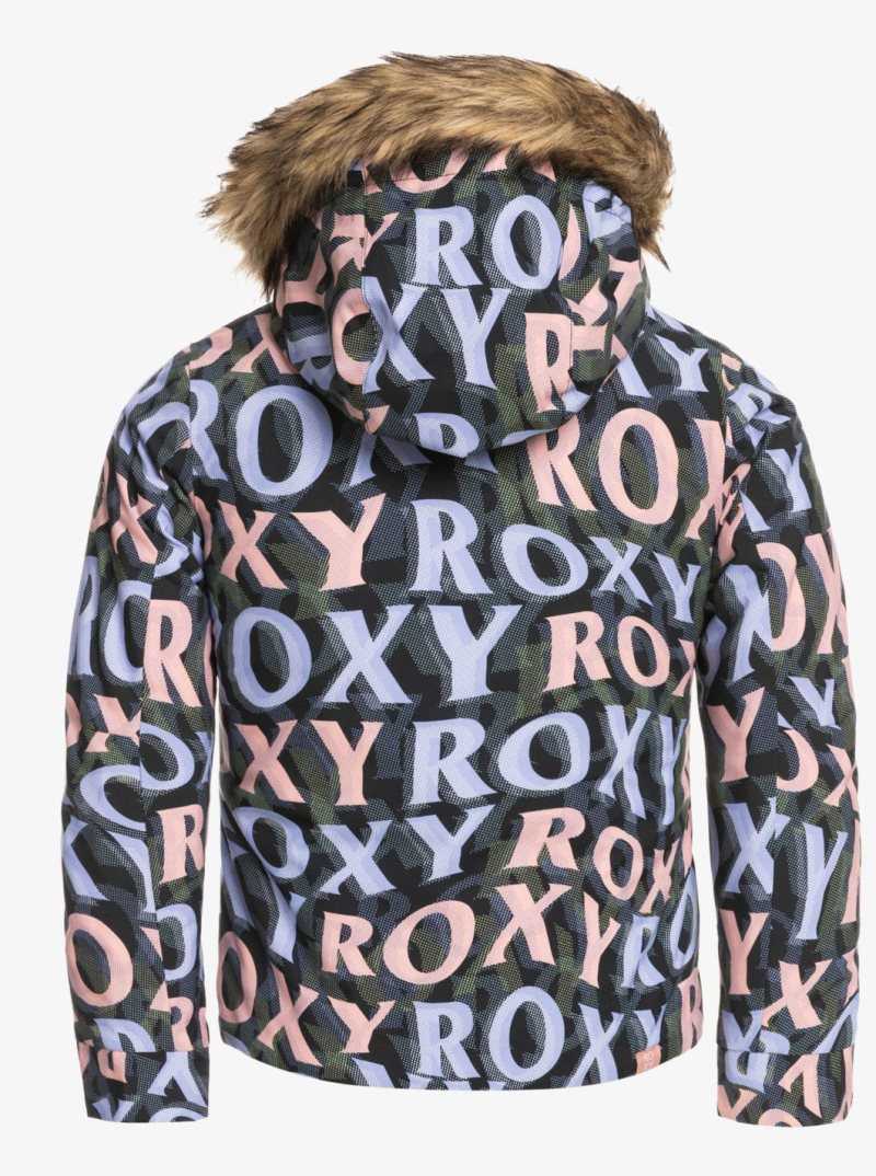 Vestes Snowboard Roxy 4-16 American Pie Insulated Femme Noir | 912857PHC