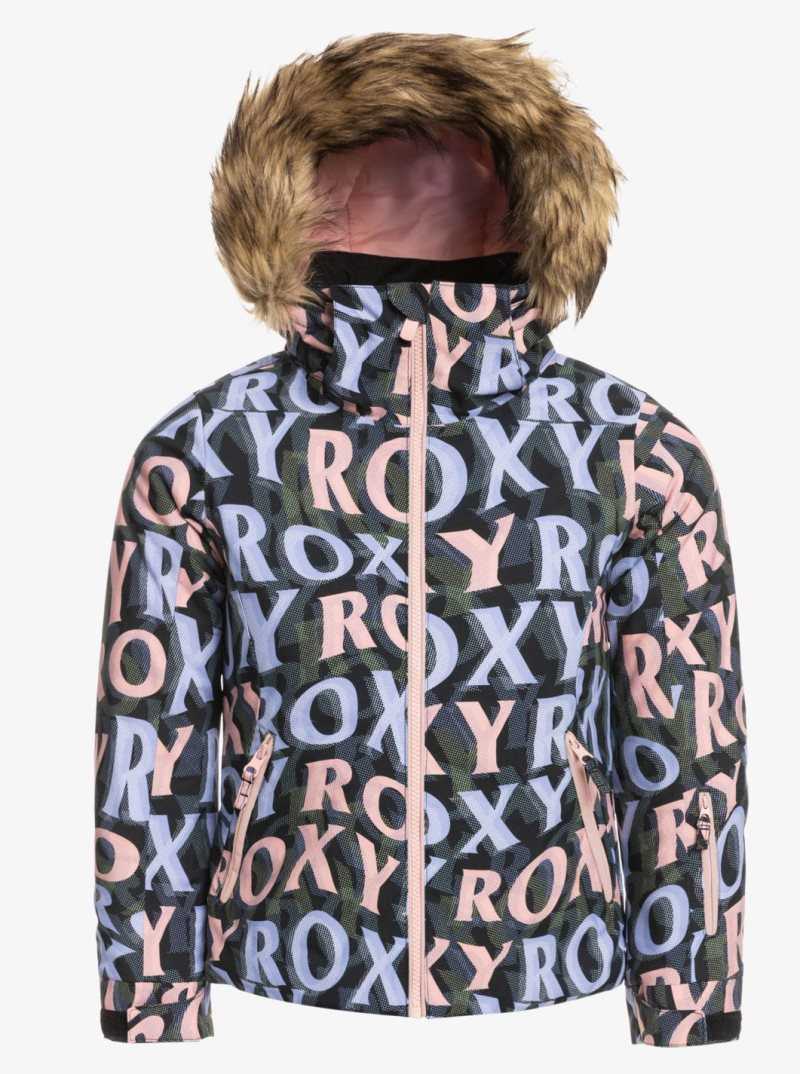 Vestes Snowboard Roxy 4-16 American Pie Insulated Femme Noir | 912857PHC