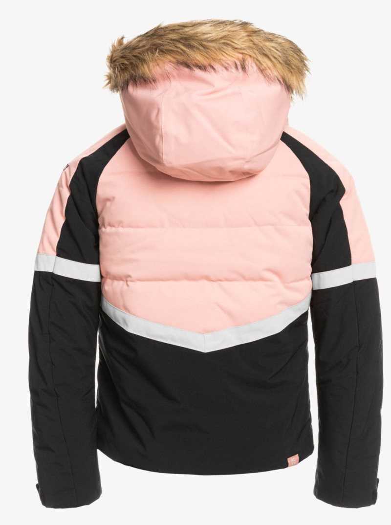Vestes Snowboard Roxy 4-16 Bamba Insulated Femme Rose | 248716CQH